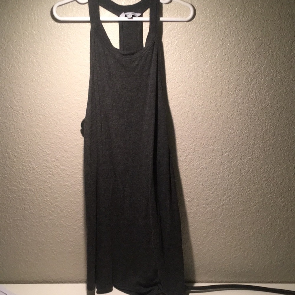 Dark grey tank top